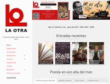 Tablet Screenshot of laotrarevista.com